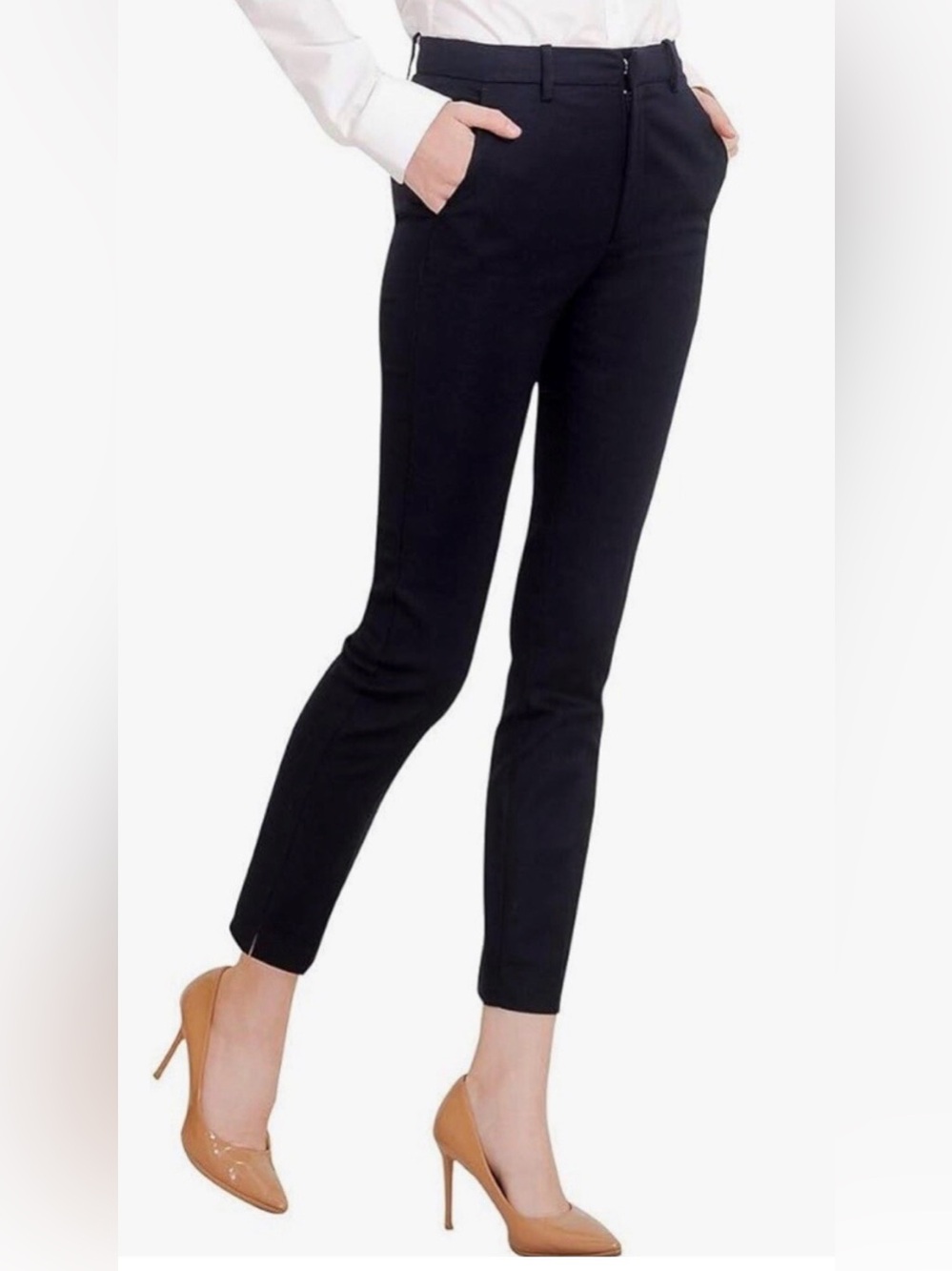 Women's Black Business style Trousers in size 12 by Mary Crafts. Cotton blend.